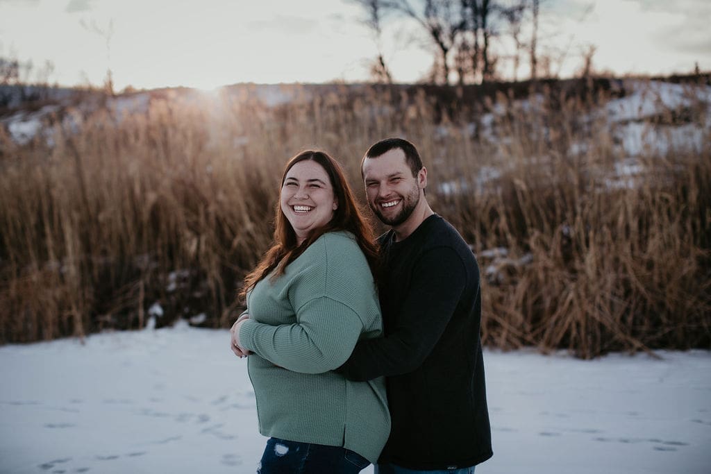 Natural wedding photojournalism during a Montana wedding