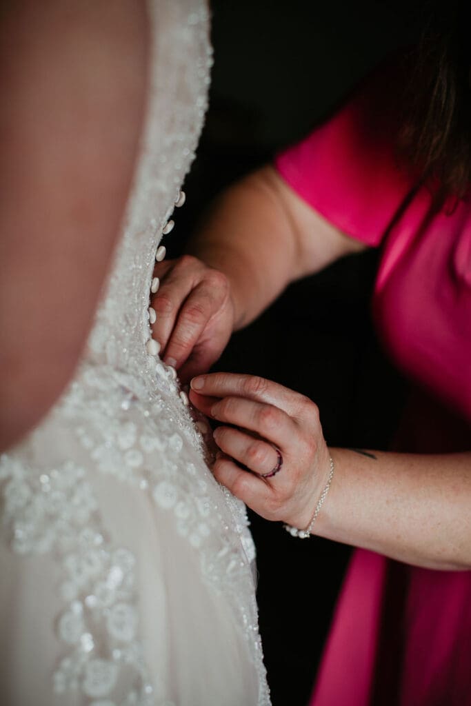 Wedding day laughter captured during photography in Billings Montana