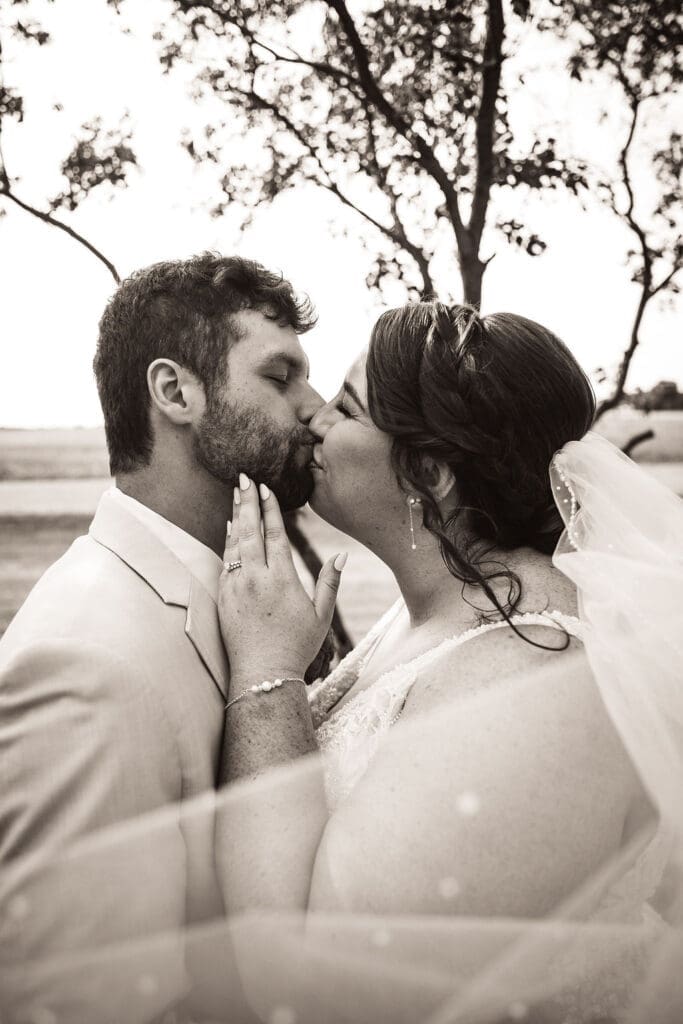 Natural light image taken by Billings Montana wedding photographer