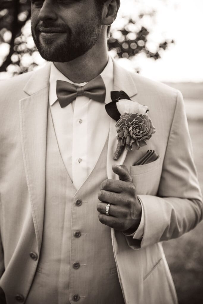 Wedding detail captured as part of a Billings Montana wedding gallery
