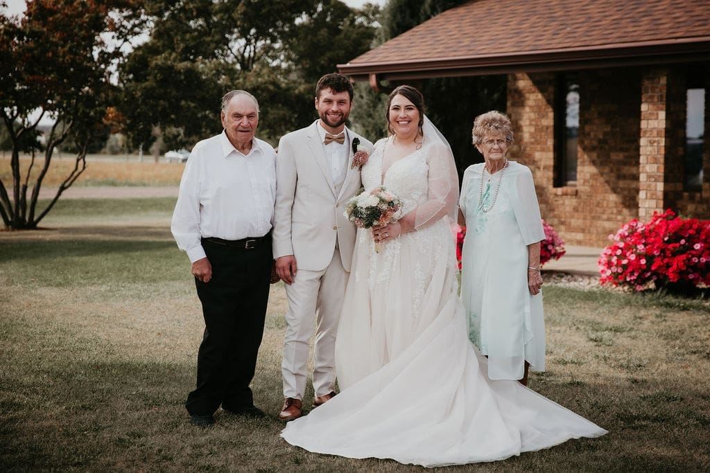 Documentary-style photo from a wedding in Billings Montana